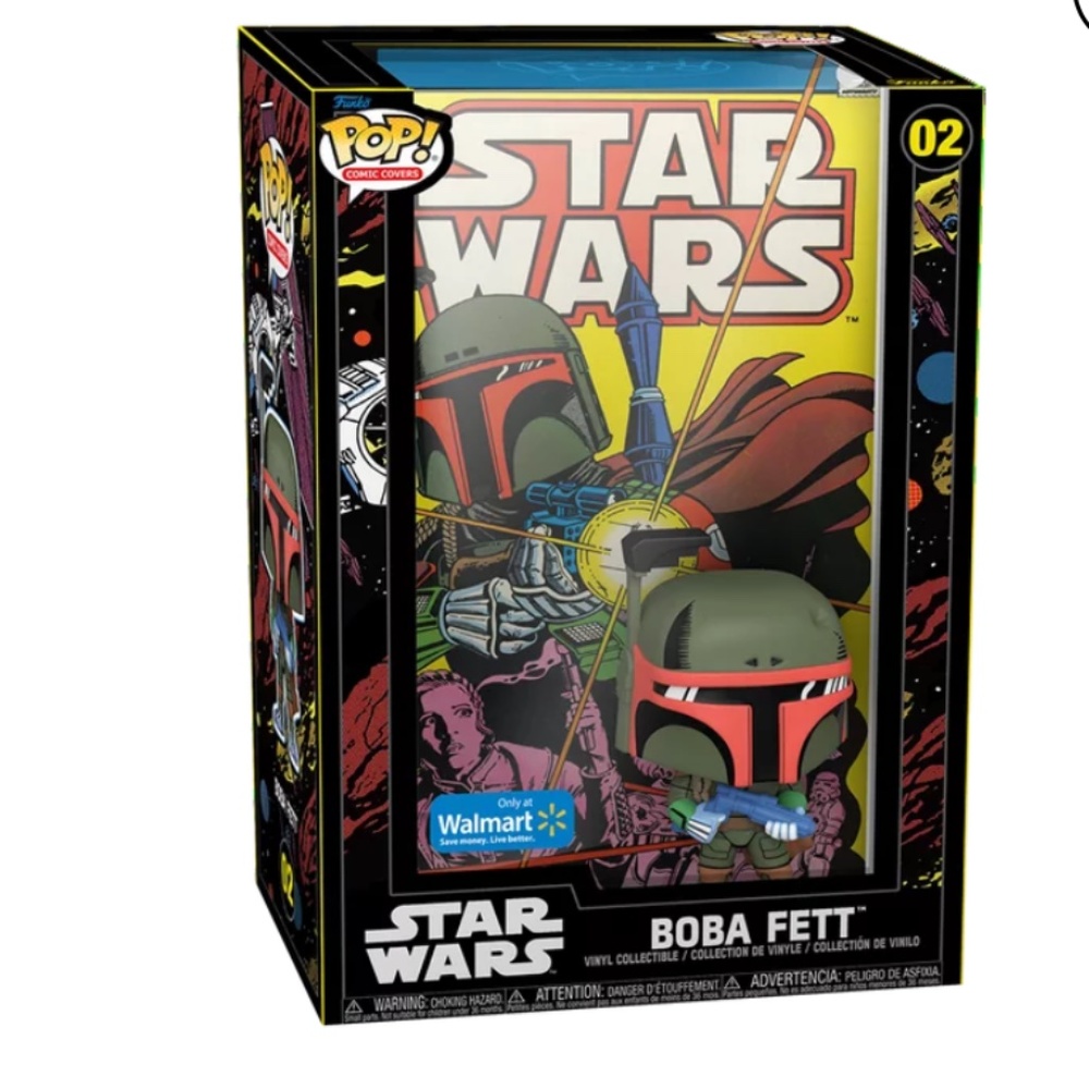 Star Wars Boba Fett Pop Comic Cover Vinyl Doll